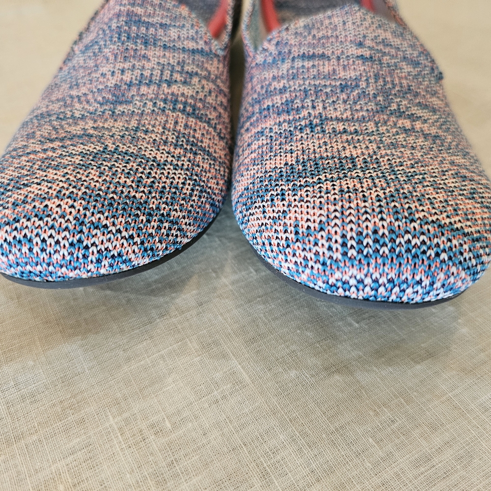 Rothy's The Flat In Turquoise Melange Round Toe Slip-On Flat Womens Shoes Sz 8 - Picture 7 of 14